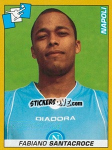 Figurina Fabiano Santacroce (Napoli) - Calciatori 2007-2008 - Panini