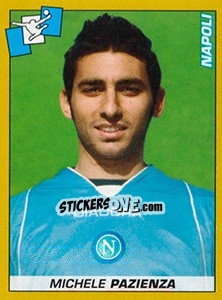 Sticker Michele Pazienza (Napoli) - Calciatori 2007-2008 n. A72 - Panini