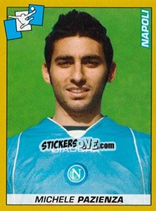 Cromo Michele Pazienza (Napoli) - Calciatori 2007-2008 - Panini