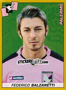 Cromo Federico Balzaretti (Palermo) - Calciatori 2007-2008 - Panini