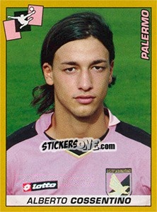 Cromo Alberto Cossentino (Palermo) - Calciatori 2007-2008 - Panini