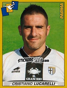 Cromo Cristiano Lucarelli (Parma) - Calciatori 2007-2008 - Panini