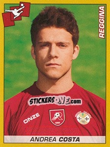 Sticker Andrea Costa (Reggina) - Calciatori 2007-2008 n. A87 - Panini