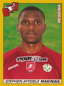 Cromo Stephen Ayodele Makinwa (Reggina) - Calciatori 2007-2008 - Panini