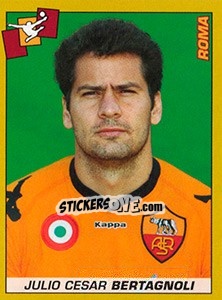 Sticker Julio Sergio Bertagnoli (Roma) - Calciatori 2007-2008 n. A91 - Panini