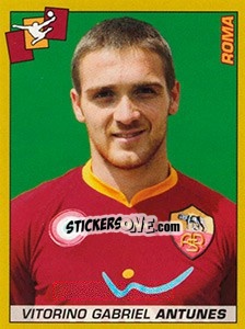 Sticker Vitorino Gabriel Antunes (Roma) - Calciatori 2007-2008 n. A93 - Panini