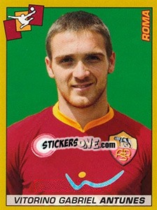 Cromo Vitorino Gabriel Antunes (Roma) - Calciatori 2007-2008 - Panini