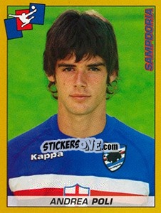 Sticker Andrea Poli (Sampdoria) - Calciatori 2007-2008 n. A101 - Panini