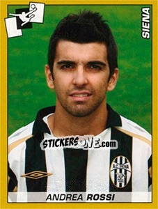 Sticker Andrea Rossi (Siena) - Calciatori 2007-2008 n. A103 - Panini