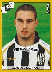 Sticker Manuel Coppola (Siena) - Calciatori 2007-2008 n. A105 - Panini