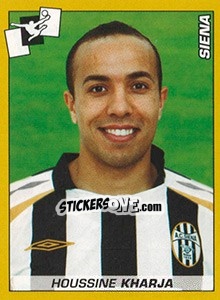 Cromo Houssine Kharja (Siena) - Calciatori 2007-2008 - Panini