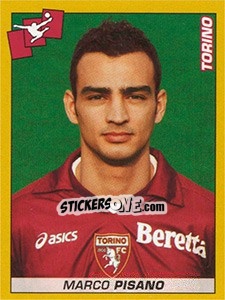 Sticker Marco Pisano (Torino) - Calciatori 2007-2008 - Panini