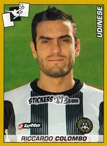 Cromo Riccardo Colombo (Udinese) - Calciatori 2007-2008 - Panini