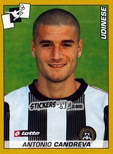 Sticker Antonio Candreva (Udinese) - Calciatori 2007-2008 n. A118 - Panini