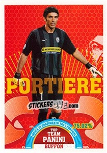 Sticker Gianluigi Buffon (Juventus) - Calciatori 2007-2008 n. T1 - Panini