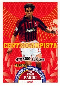 Sticker Kaká (Milan) - Calciatori 2007-2008 n. T5 - Panini