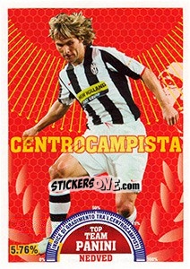 Sticker Pavel Nedved (Juventus) - Calciatori 2007-2008 n. T8 - Panini