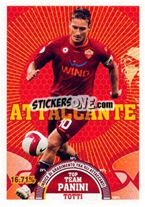 Sticker Francesco Totti (Roma) - Calciatori 2007-2008 n. T11 - Panini