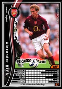 Sticker Alexander Hleb - Sega WCCF European Clubs 2005-2006 n. 9 - Panini
