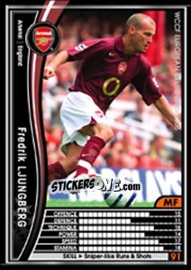 Cromo Fredrik Ljungberg - Sega WCCF European Clubs 2005-2006 - Panini