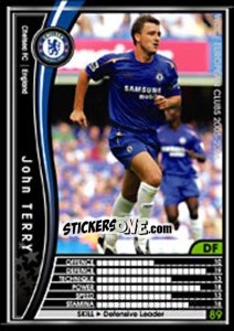 Sticker John Terry - Sega WCCF European Clubs 2005-2006 n. 22 - Panini