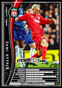 Cromo Sami Hyypia - Sega WCCF European Clubs 2005-2006 n. 36 - Panini