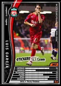 Sticker Luis Garcia - Sega WCCF European Clubs 2005-2006 n. 39 - Panini