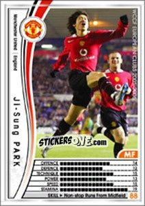 Sticker Ji-Sung Park - Sega WCCF European Clubs 2005-2006 n. 57 - Panini