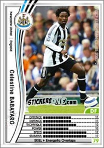 Sticker Celestine Babayaro - Sega WCCF European Clubs 2005-2006 n. 66 - Panini
