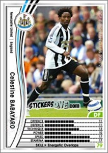 Sticker Celestine Babayaro - Sega WCCF European Clubs 2005-2006 - Panini