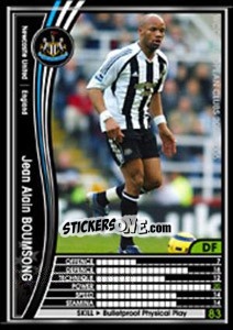 Sticker Jean Alain Boumsong - Sega WCCF European Clubs 2005-2006 n. 67 - Panini