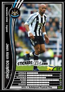 Figurina Jean Alain Boumsong - Sega WCCF European Clubs 2005-2006 - Panini