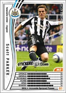 Figurina Scott Parker - Sega WCCF European Clubs 2005-2006 n. 75 - Panini