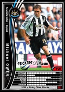 Cromo Michael Owen - Sega WCCF European Clubs 2005-2006 - Panini