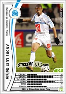 Sticker Andre Luis Garcia - Sega WCCF European Clubs 2005-2006 n. 98 - Panini