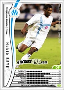 Sticker Habib Beye - Sega WCCF European Clubs 2005-2006 n. 99 - Panini