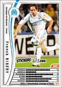 Sticker Franck Ribery - Sega WCCF European Clubs 2005-2006 n. 109 - Panini