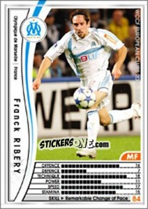 Cromo Franck Ribery - Sega WCCF European Clubs 2005-2006 - Panini