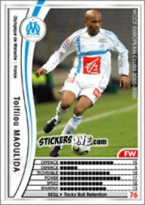 Sticker Toifilou Maoulida - Sega WCCF European Clubs 2005-2006 n. 110 - Panini