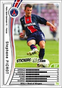 Sticker Stephane Pichot - Sega WCCF European Clubs 2005-2006 - Panini