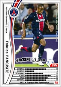Sticker Fabrice Pancrate - Sega WCCF European Clubs 2005-2006 - Panini