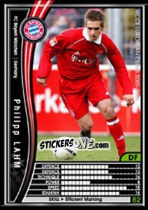 Sticker Philipp Lahm - Sega WCCF European Clubs 2005-2006 - Panini