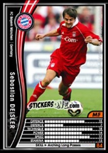 Figurina Sebastian Deisler - Sega WCCF European Clubs 2005-2006 - Panini