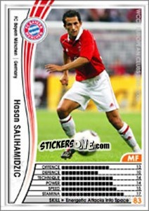 Sticker Hasan Salihamidzic - Sega WCCF European Clubs 2005-2006 n. 138 - Panini