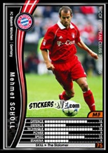 Sticker Mehmet Scholl - Sega WCCF European Clubs 2005-2006 - Panini