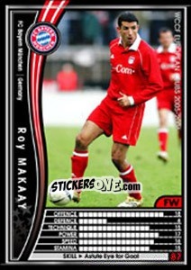 Sticker Roy Makaay - Sega WCCF European Clubs 2005-2006 - Panini