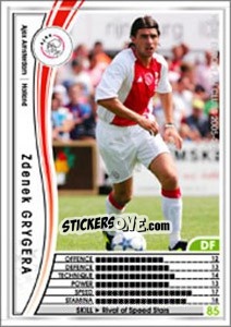 Sticker Zdenek Grygera - Sega WCCF European Clubs 2005-2006 - Panini