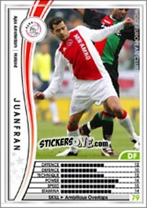 Sticker Juanfran - Sega WCCF European Clubs 2005-2006 - Panini