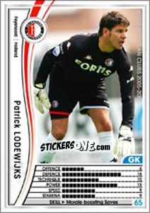 Sticker Patrick Lodewijks - Sega WCCF European Clubs 2005-2006 n. 161 - Panini