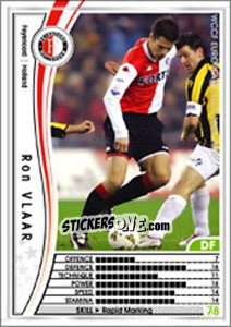Sticker Ron Vlaar - Sega WCCF European Clubs 2005-2006 n. 166 - Panini